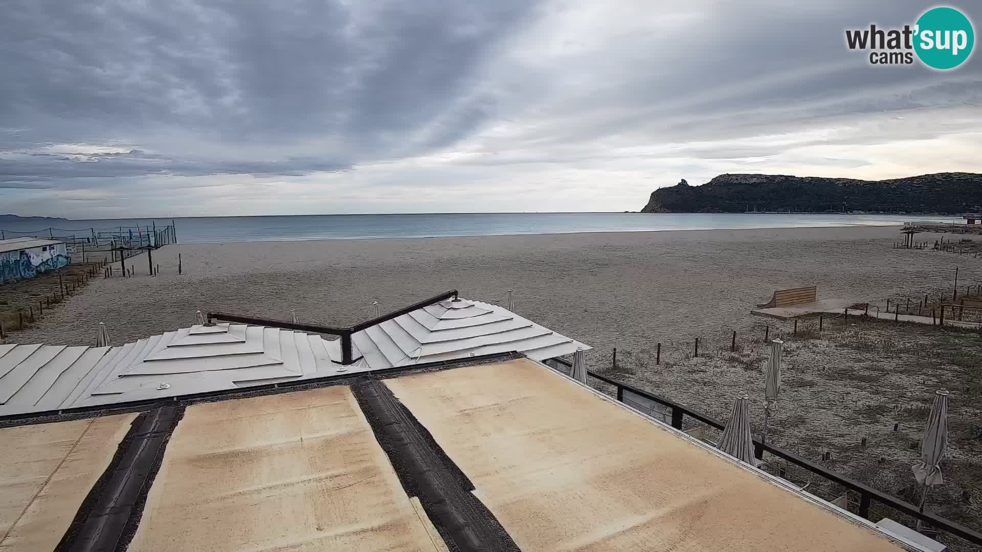 Poetto beach webcam | Cagliari | Sardinia