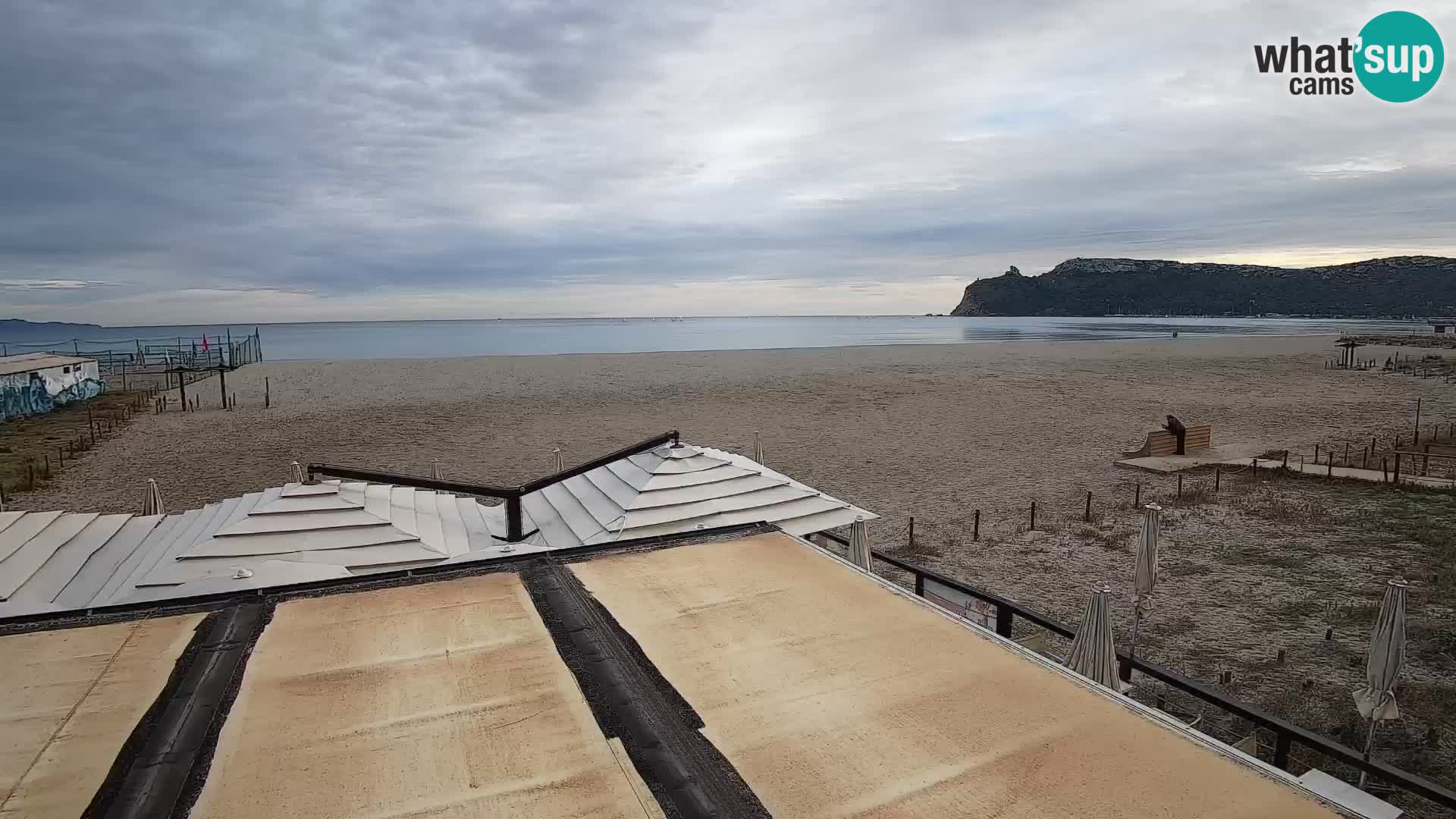 Webcam plage de Poetto | Cagliari | Sardaigne