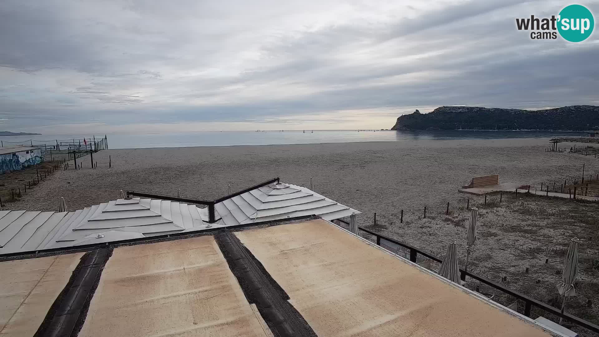 Poetto beach webcam | Cagliari | Sardinija