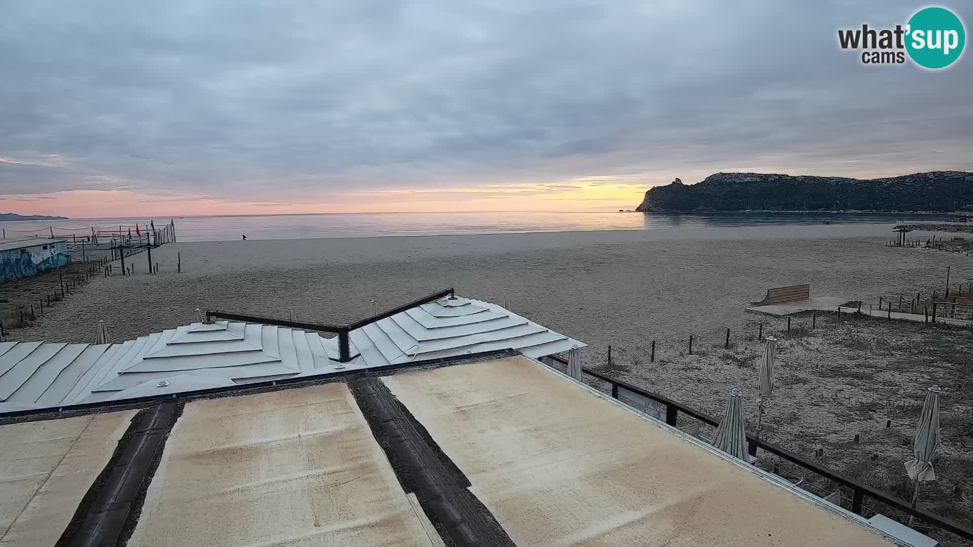 Poetto beach webcam | Cagliari | Sardinija