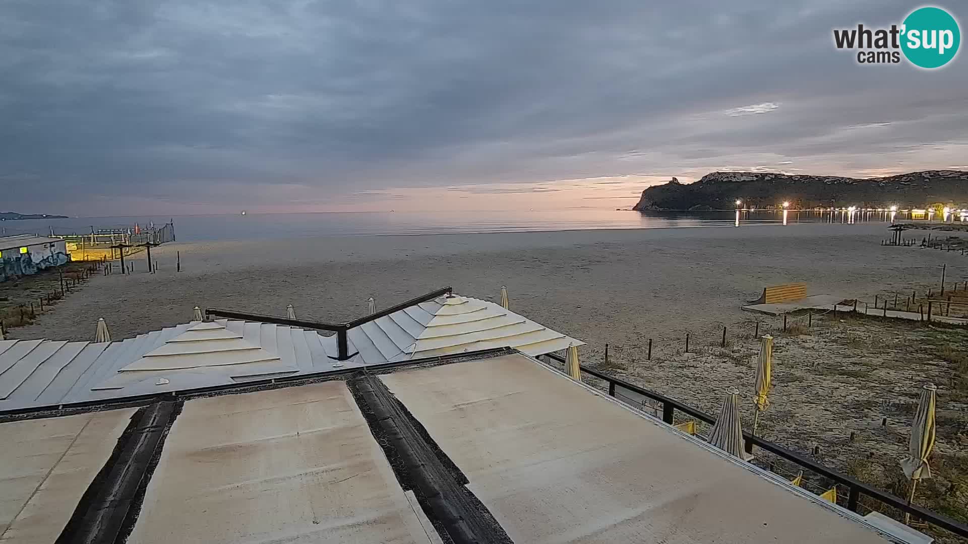 Poetto beach webcam | Cagliari | Sardinia