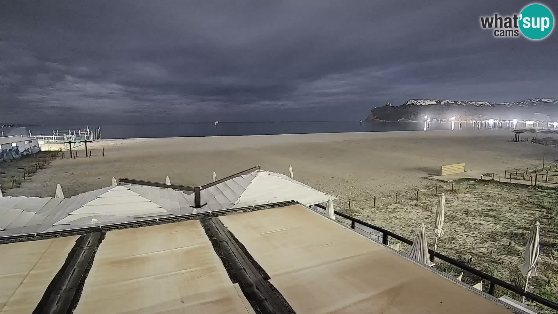 Poetto beach webcam | Cagliari | Sardinia