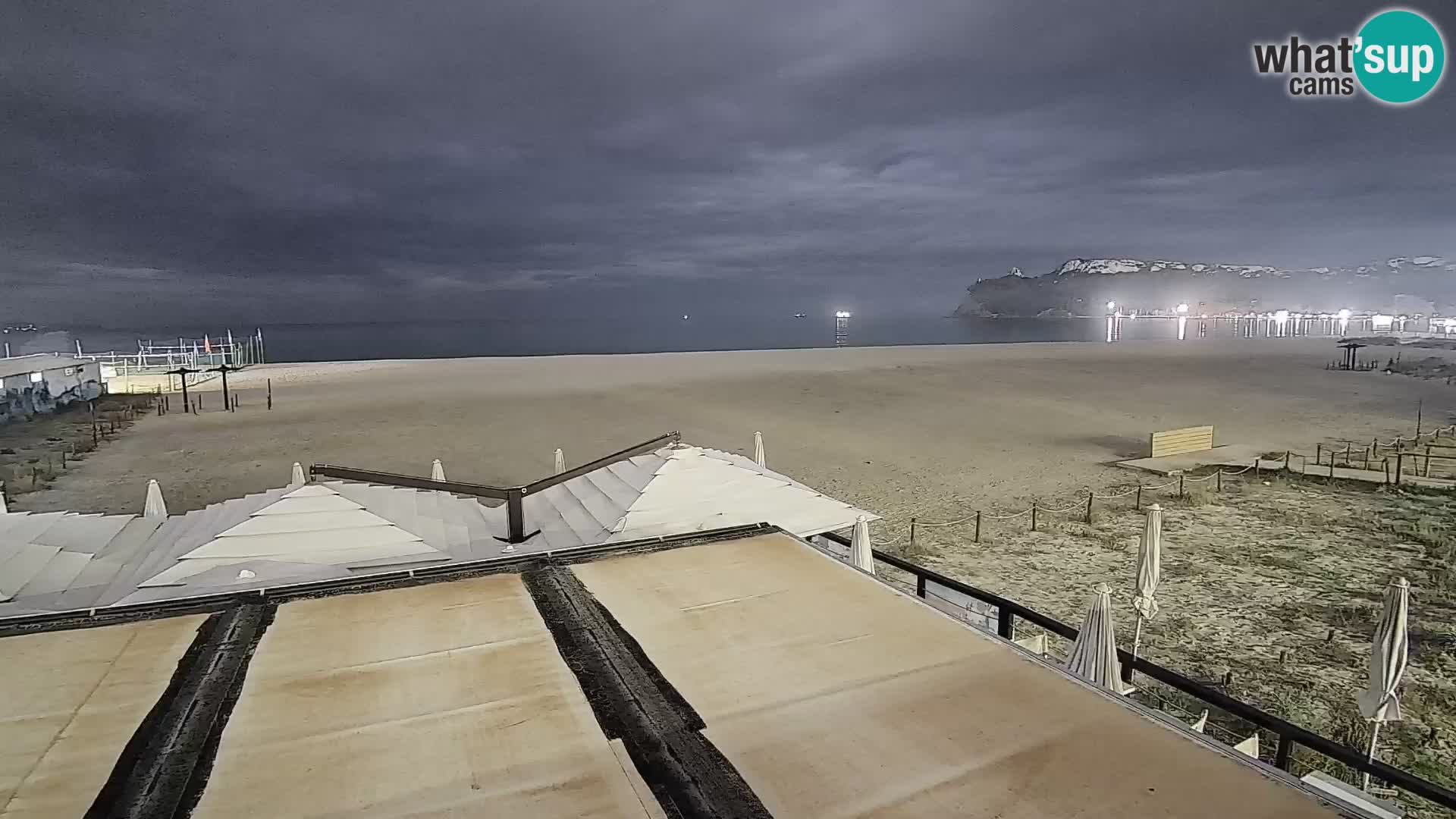 Poetto beach webcam | Cagliari | Sardinija