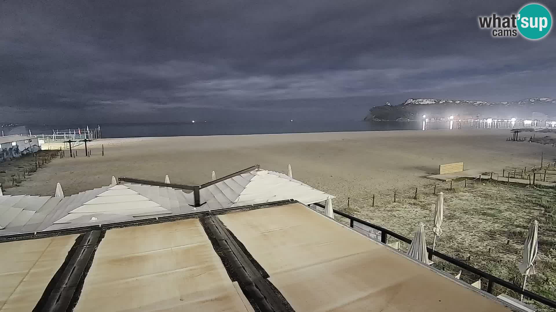 Poetto beach webcam | Cagliari | Sardinia