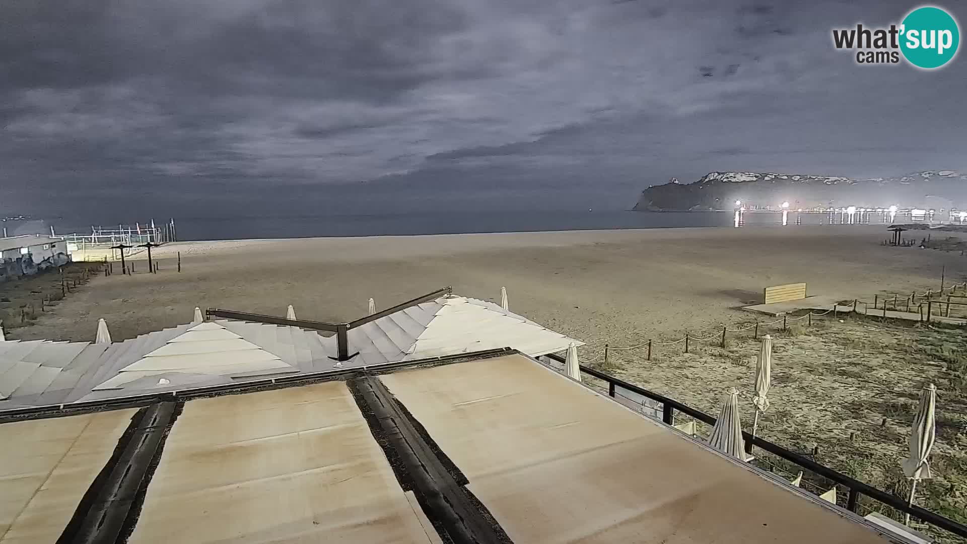 Webcam plage de Poetto | Cagliari | Sardaigne