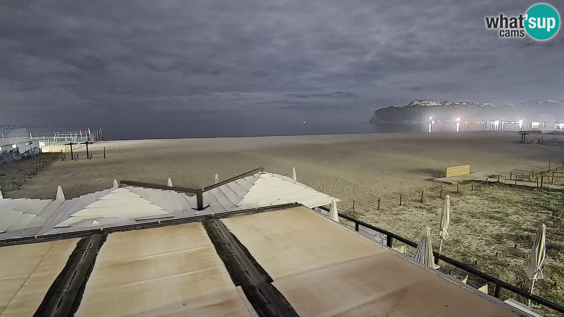 Webcam plage de Poetto | Cagliari | Sardaigne