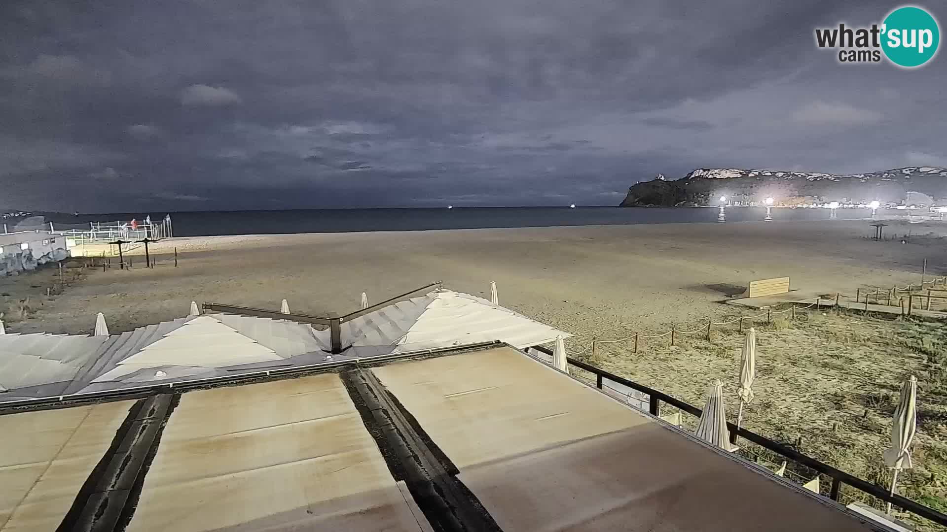 Poetto beach webcam | Cagliari | Sardinija