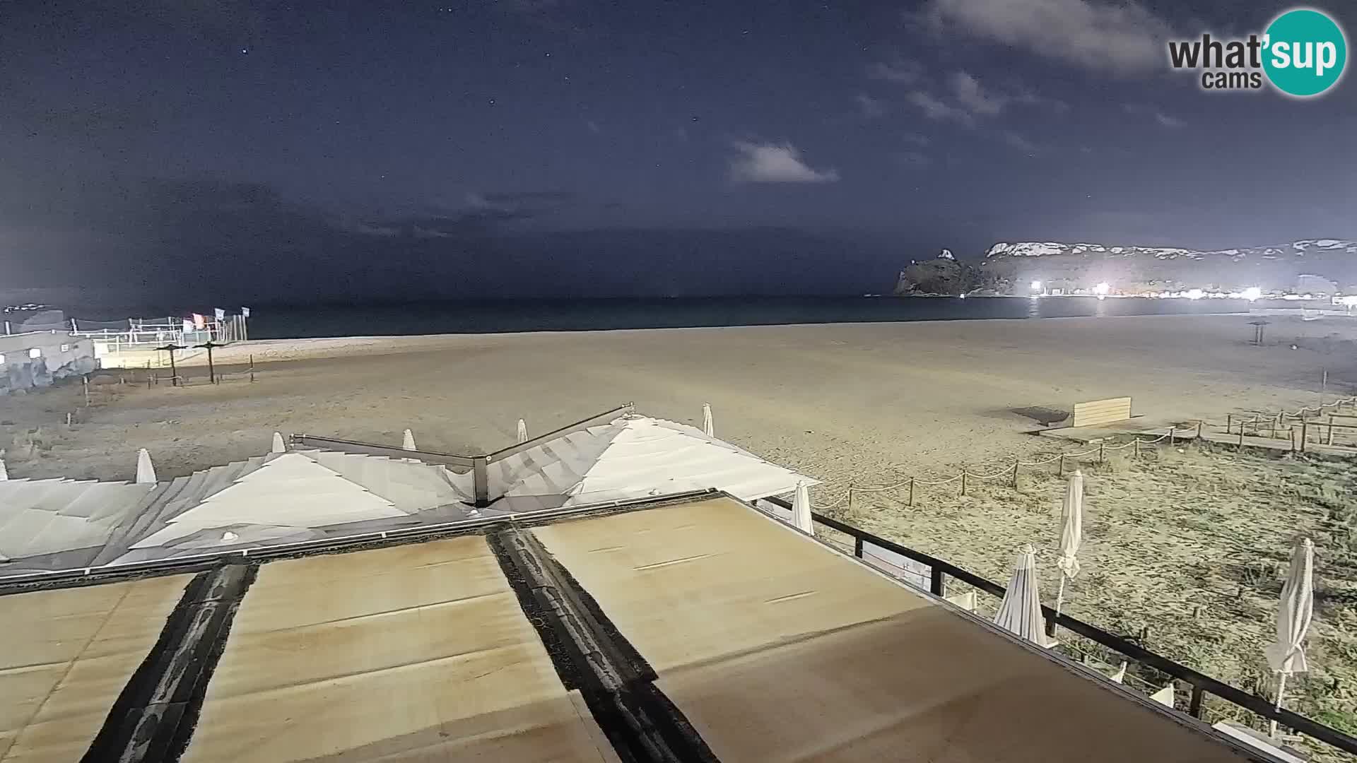 Poetto beach webcam | Cagliari | Sardinija