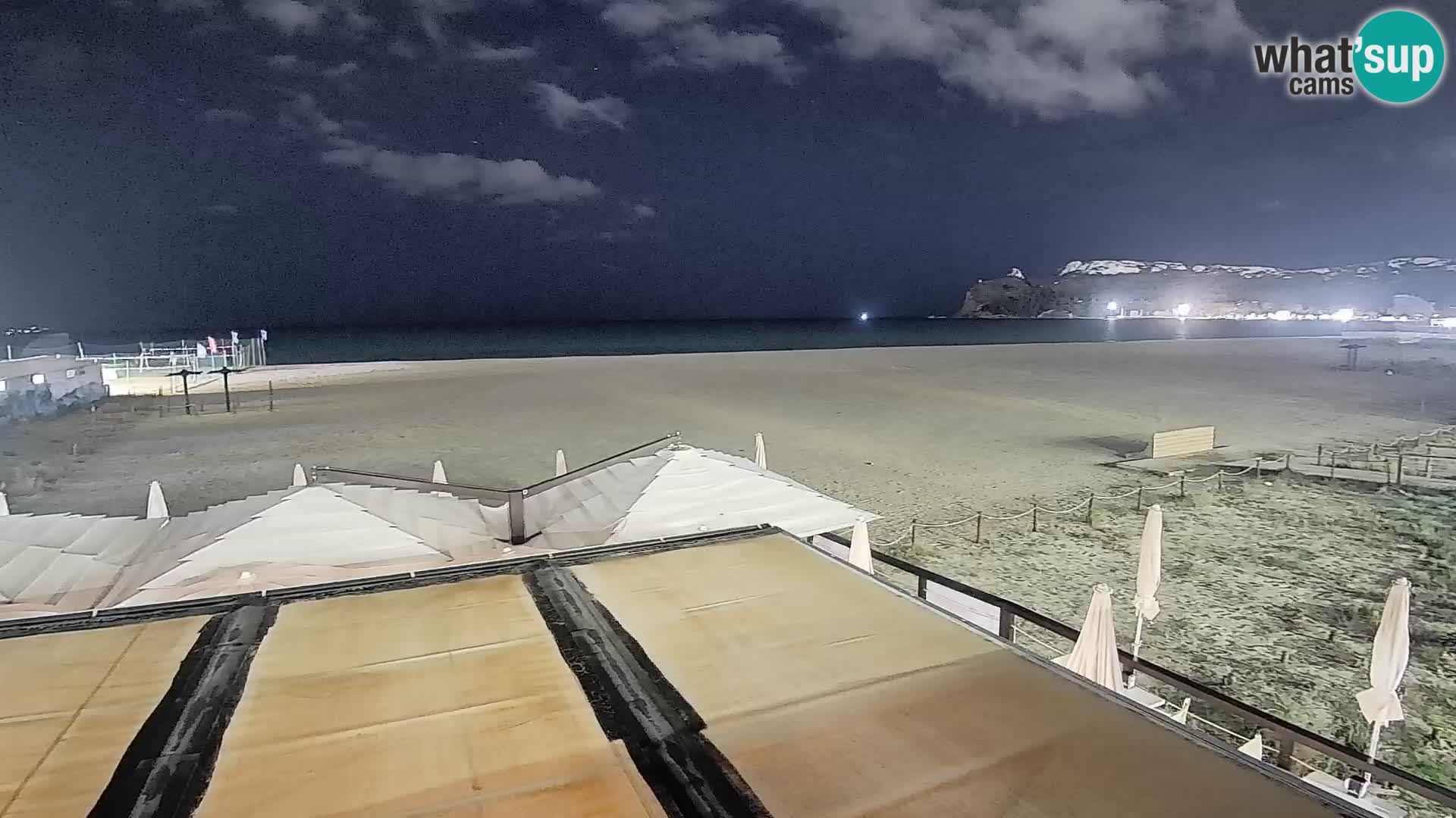 Poetto beach webcam | Cagliari | Sardinija