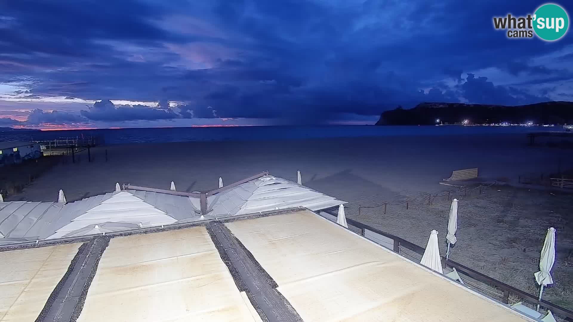 Webcam plage de Poetto | Cagliari | Sardaigne