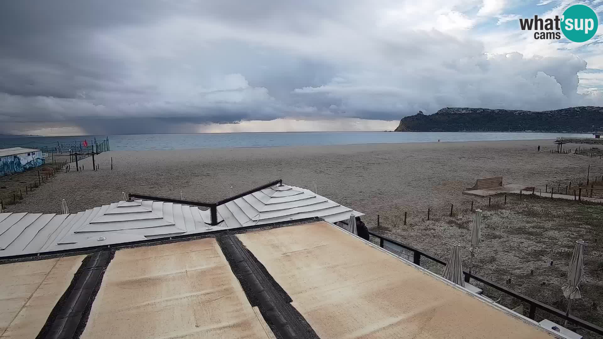 Poetto beach webcam | Cagliari | Sardinija