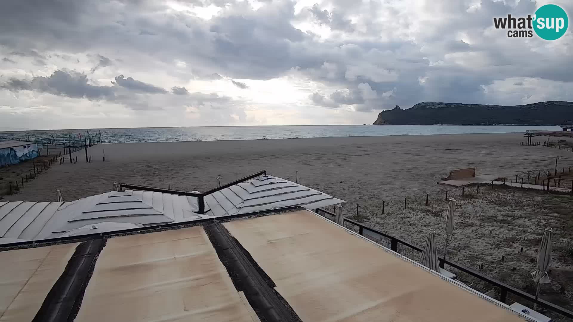 Poetto beach webcam | Cagliari | Sardinija