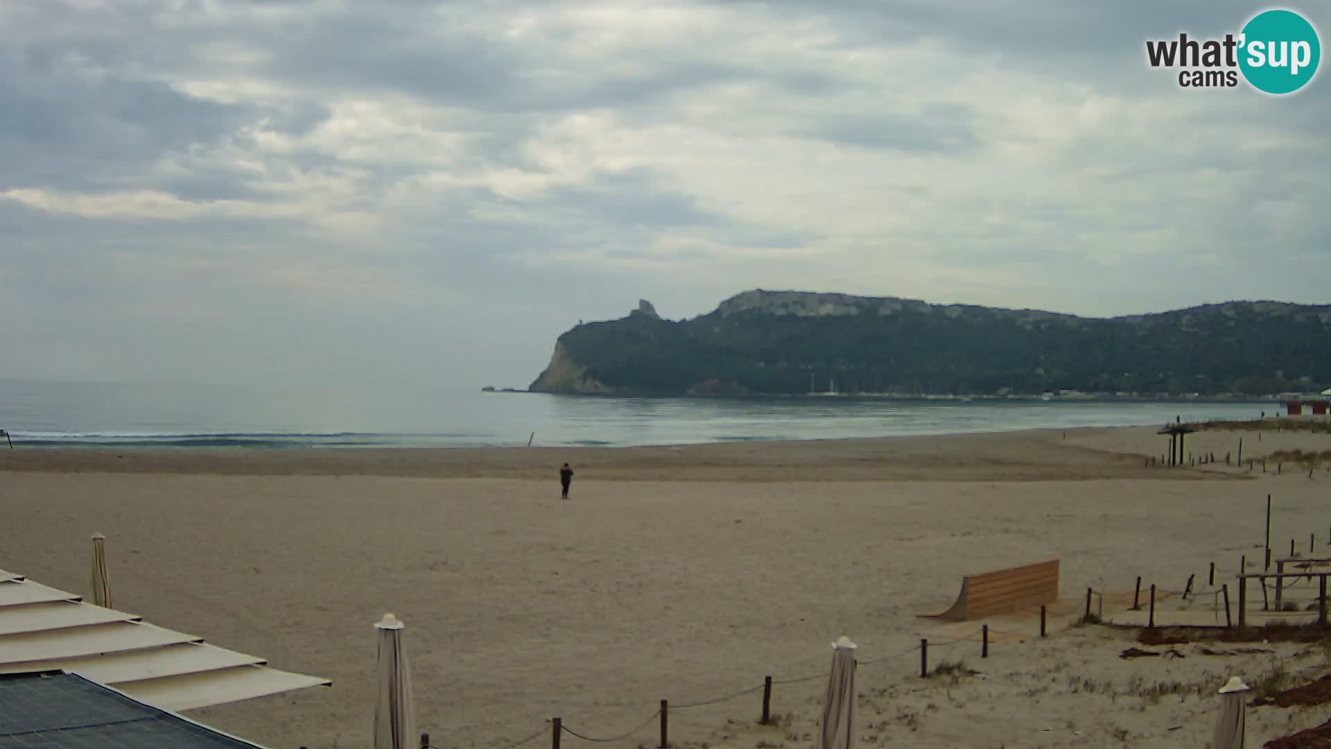 Poetto beach webcam | Cagliari | Sardinija