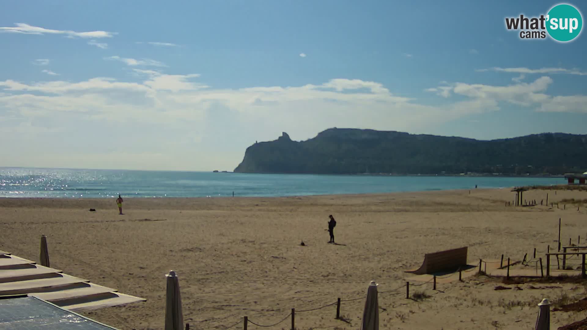 Poetto beach webcam | Cagliari | Sardinija