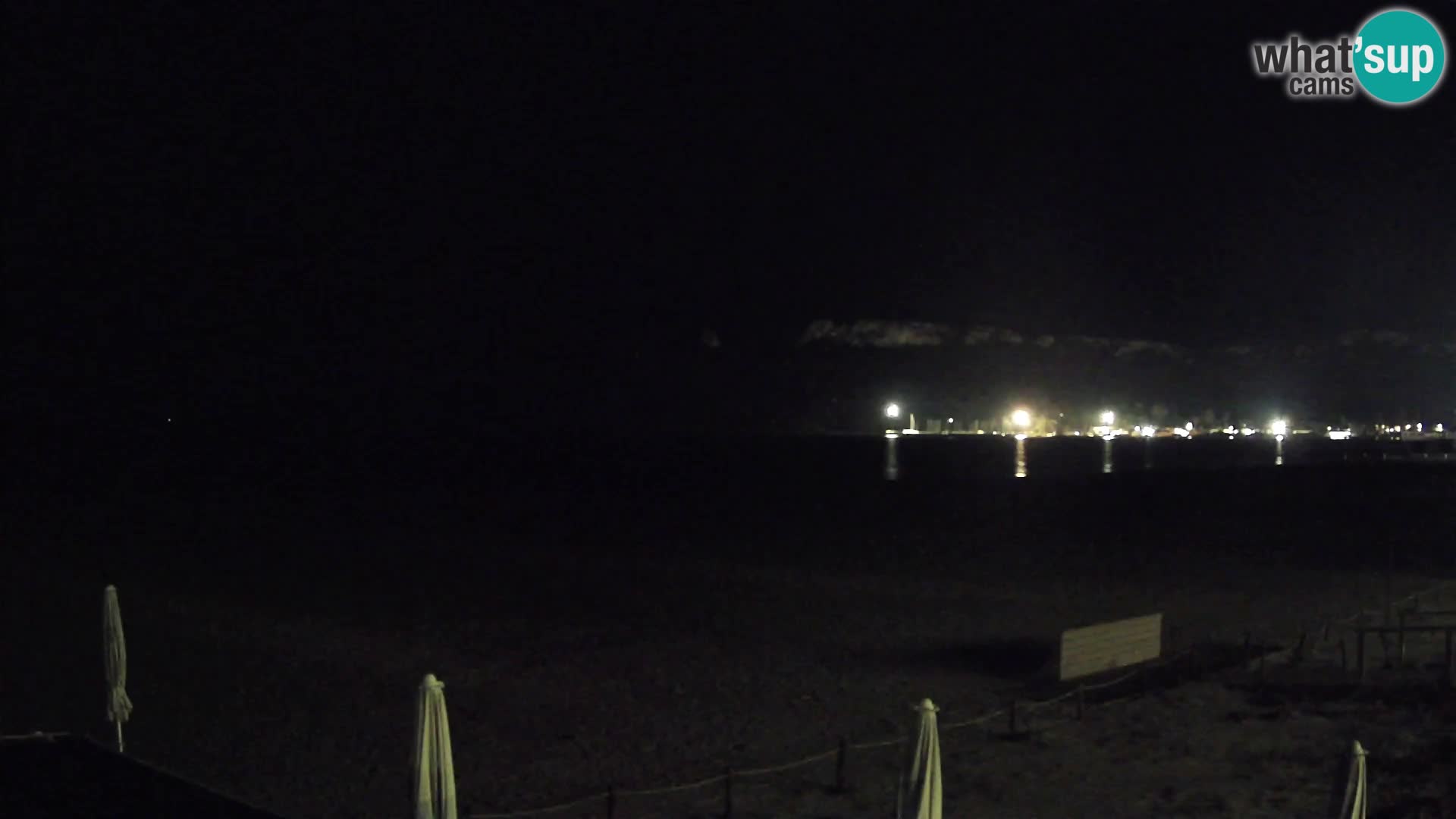 Poetto beach webcam | Cagliari | Sardinija