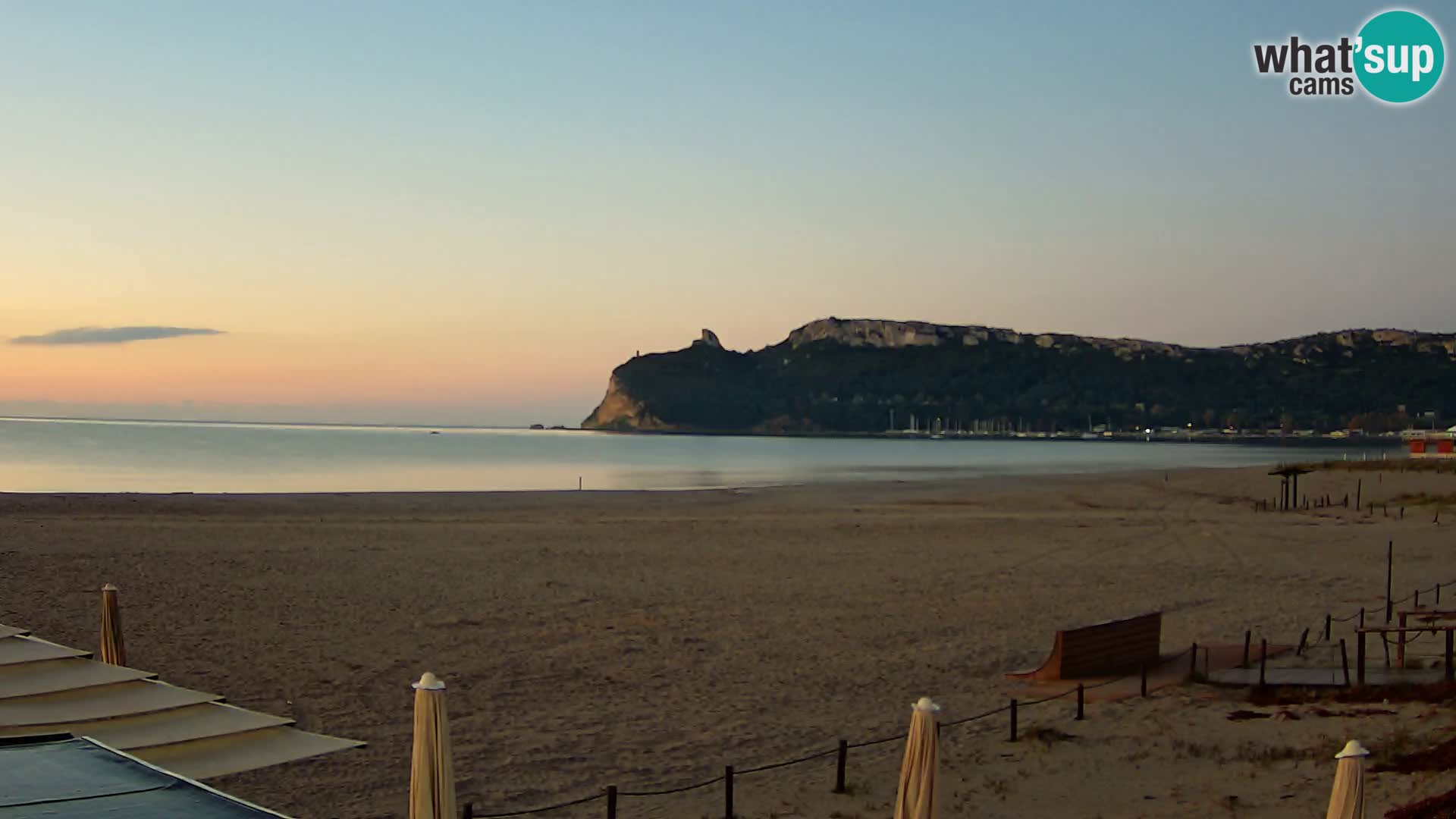 Poetto beach webcam | Cagliari | Sardinija