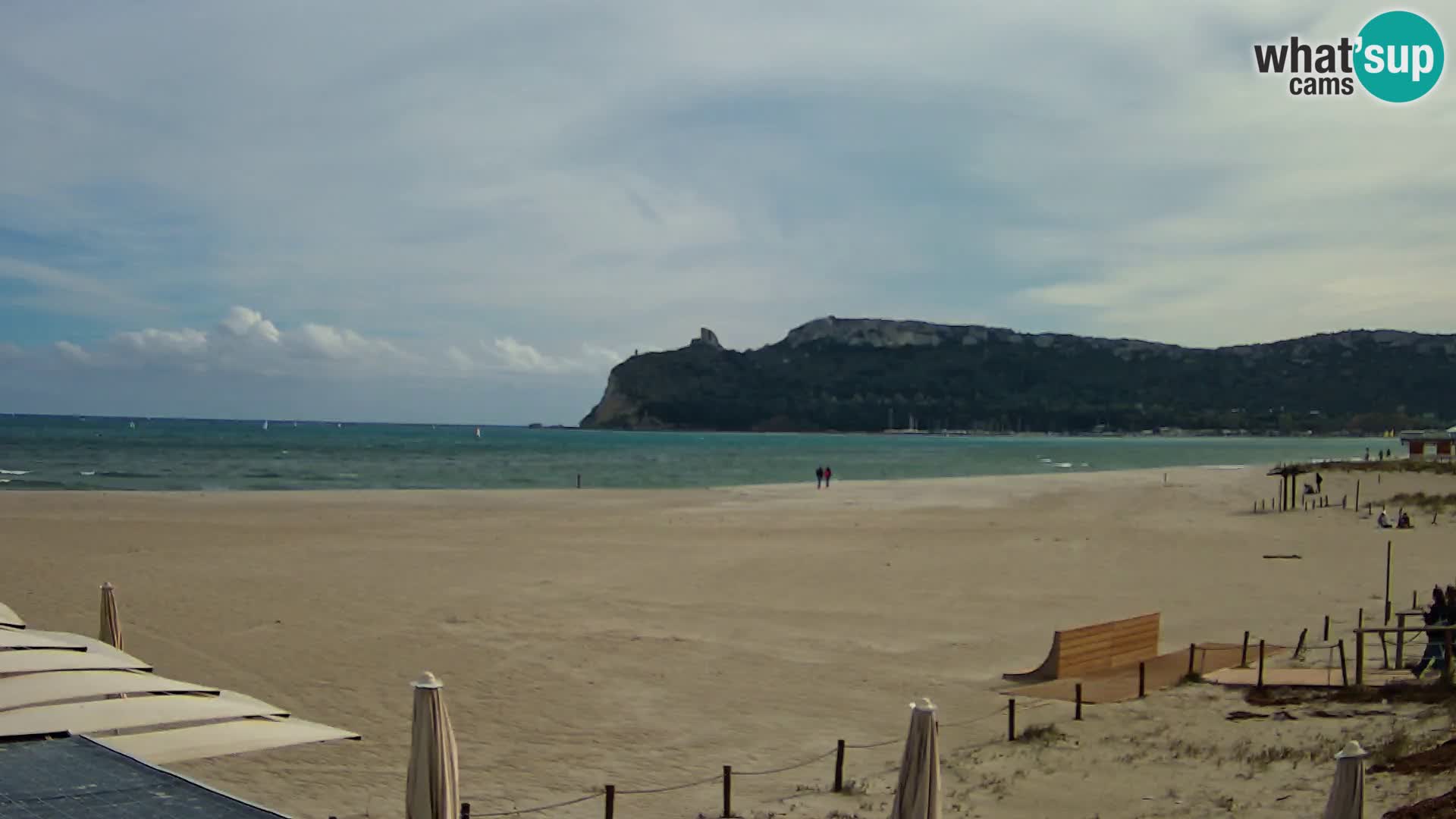Poetto beach webcam | Cagliari | Sardinija