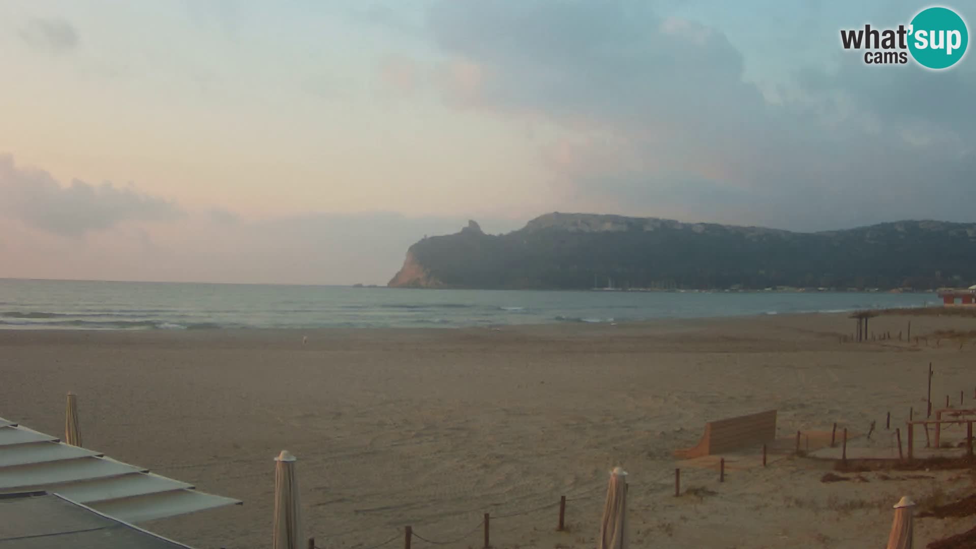 Poetto beach webcam | Cagliari | Sardinija
