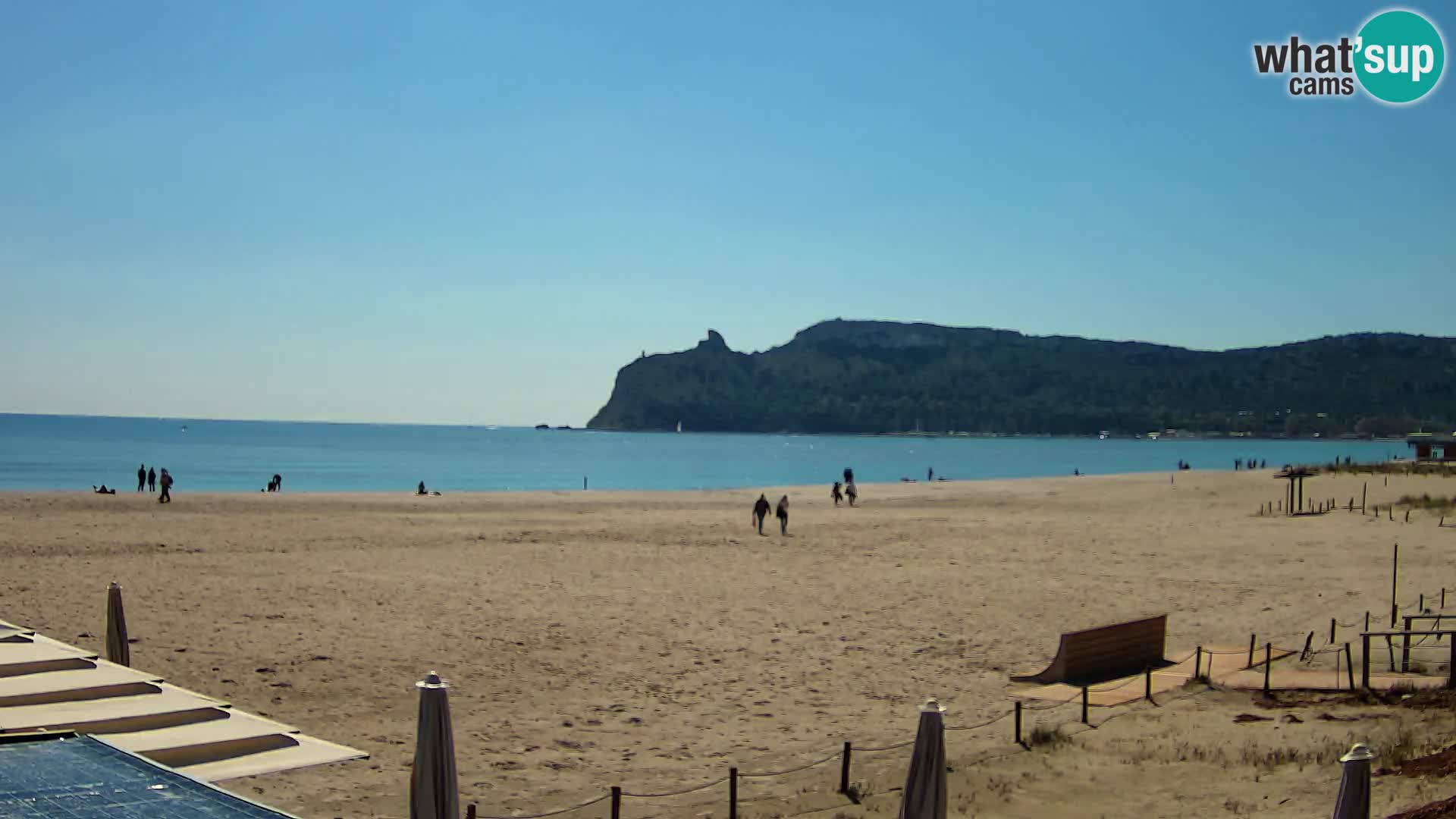 Poetto beach webcam | Cagliari | Sardinia