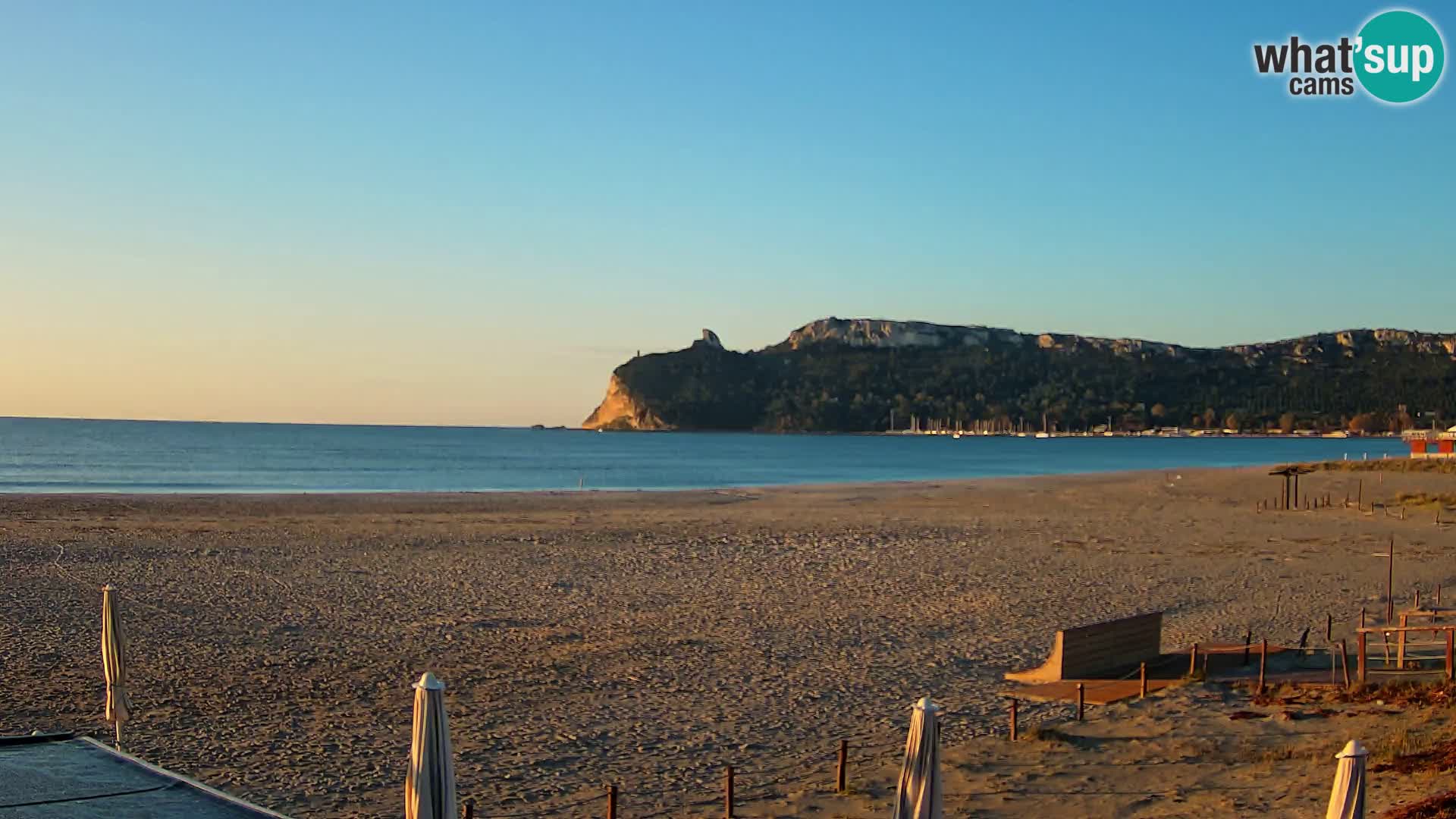 Poetto Strand Webcam | Cagliari | Sardinien