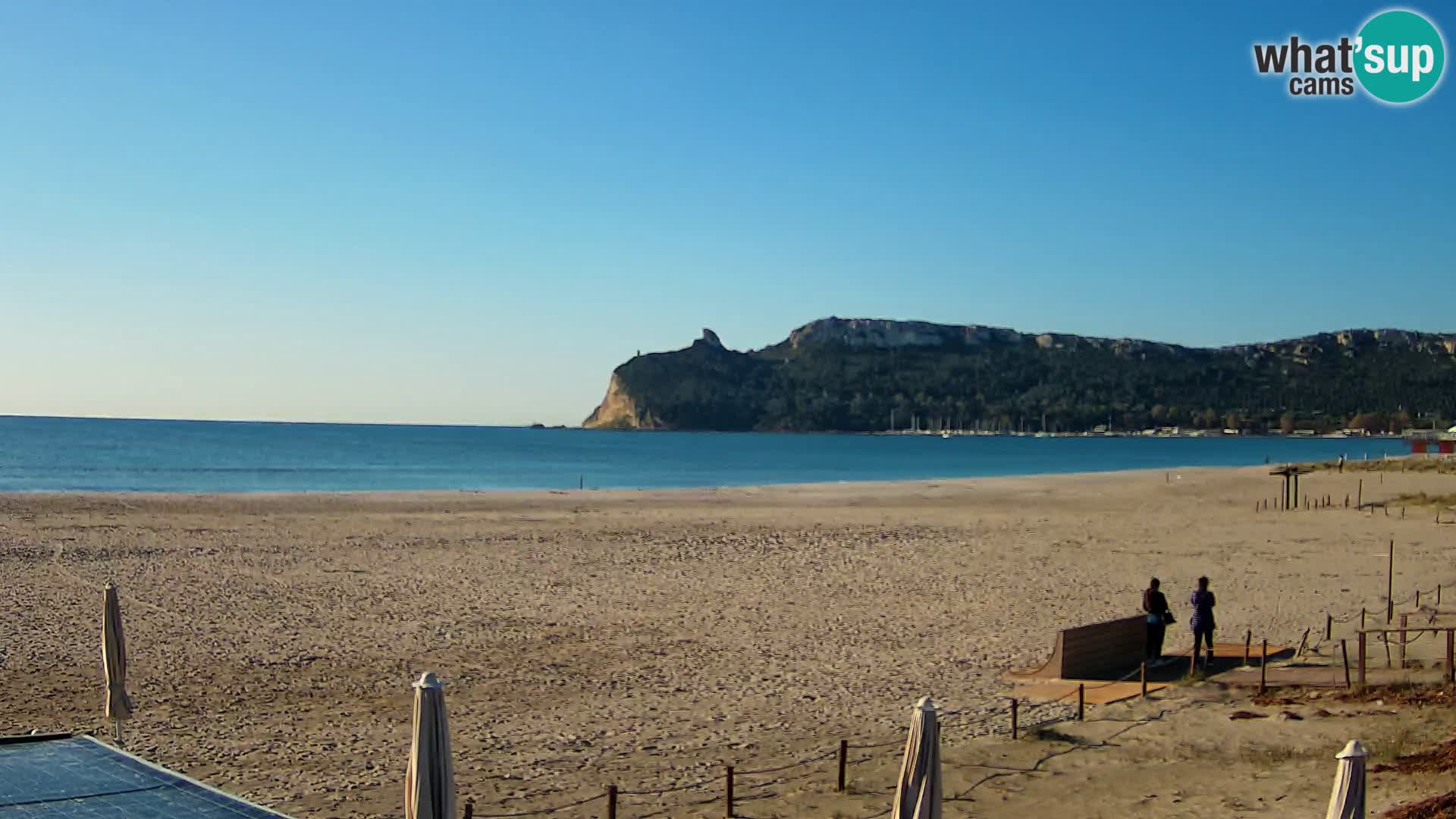 Poetto beach webcam | Cagliari | Sardinija