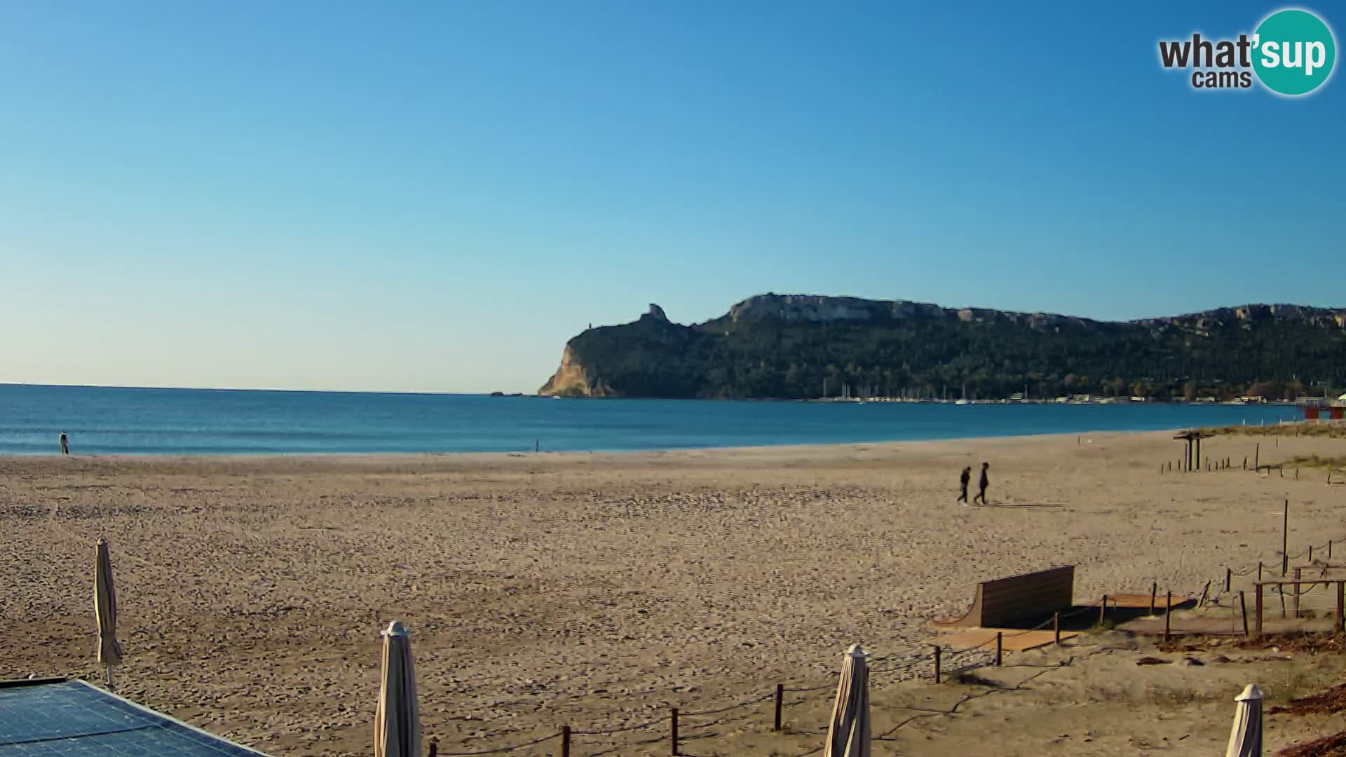 Poetto beach webcam | Cagliari | Sardinija