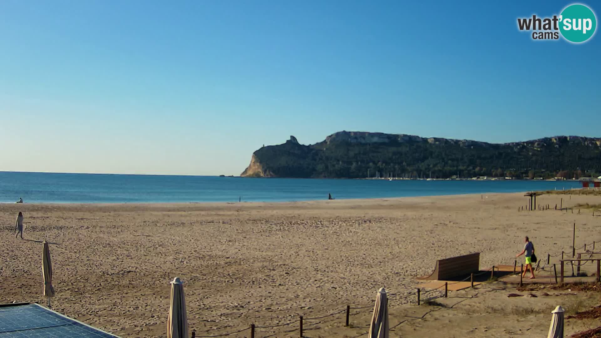 Webcam plage de Poetto | Cagliari | Sardaigne