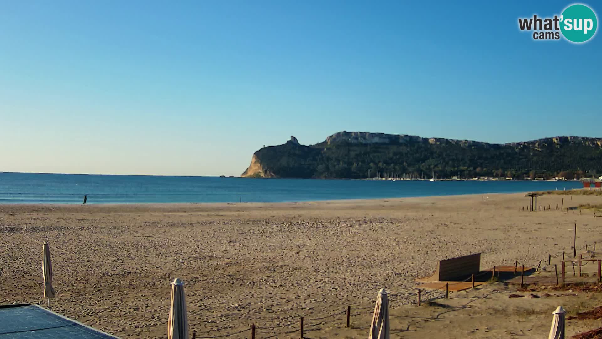 Poetto beach webcam | Cagliari | Sardinia