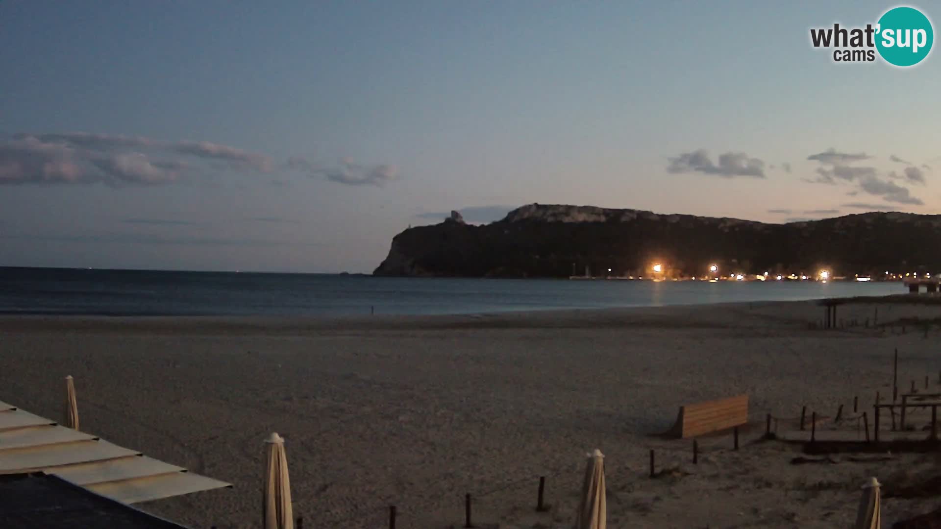 Poetto beach webcam | Cagliari | Sardinija