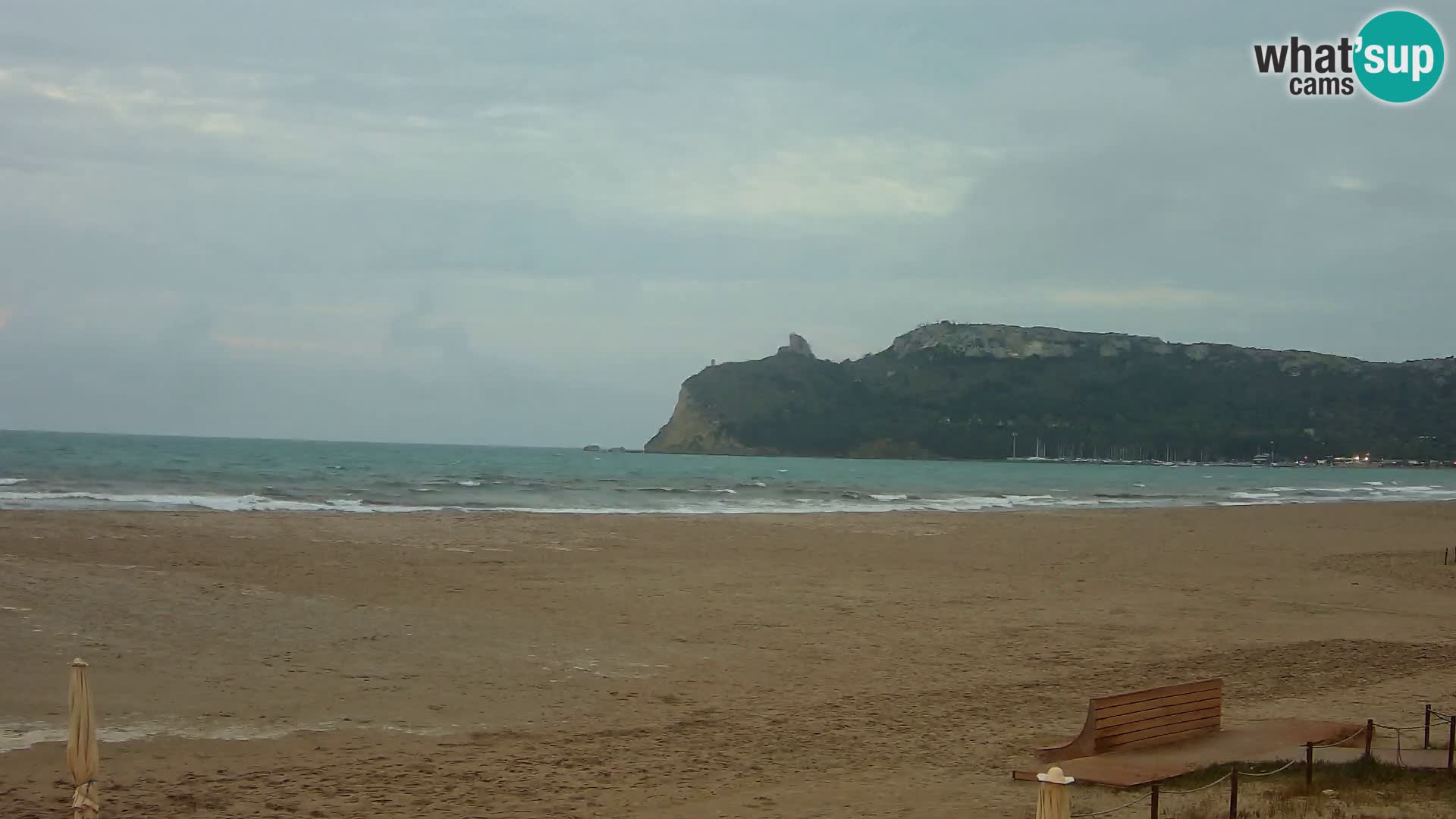 Poetto beach webcam | Cagliari | Sardinija