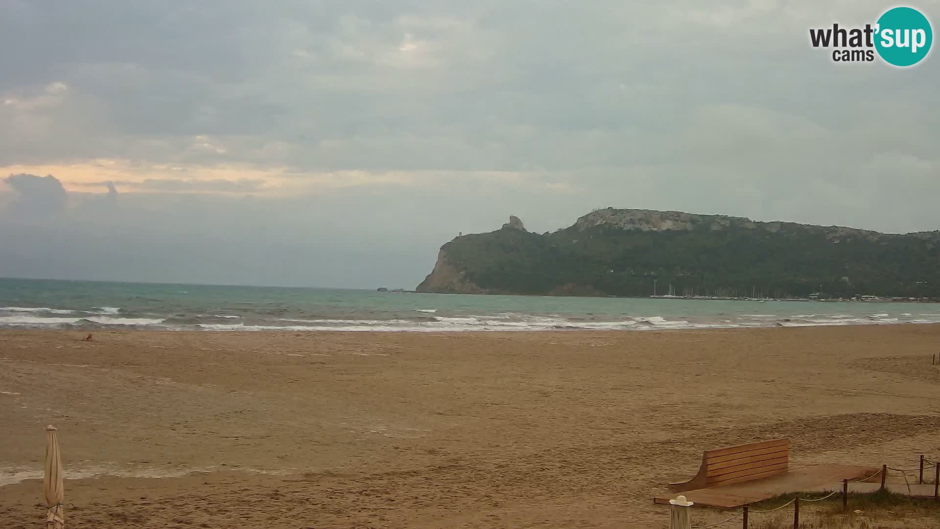 Webcam plage de Poetto | Cagliari | Sardaigne