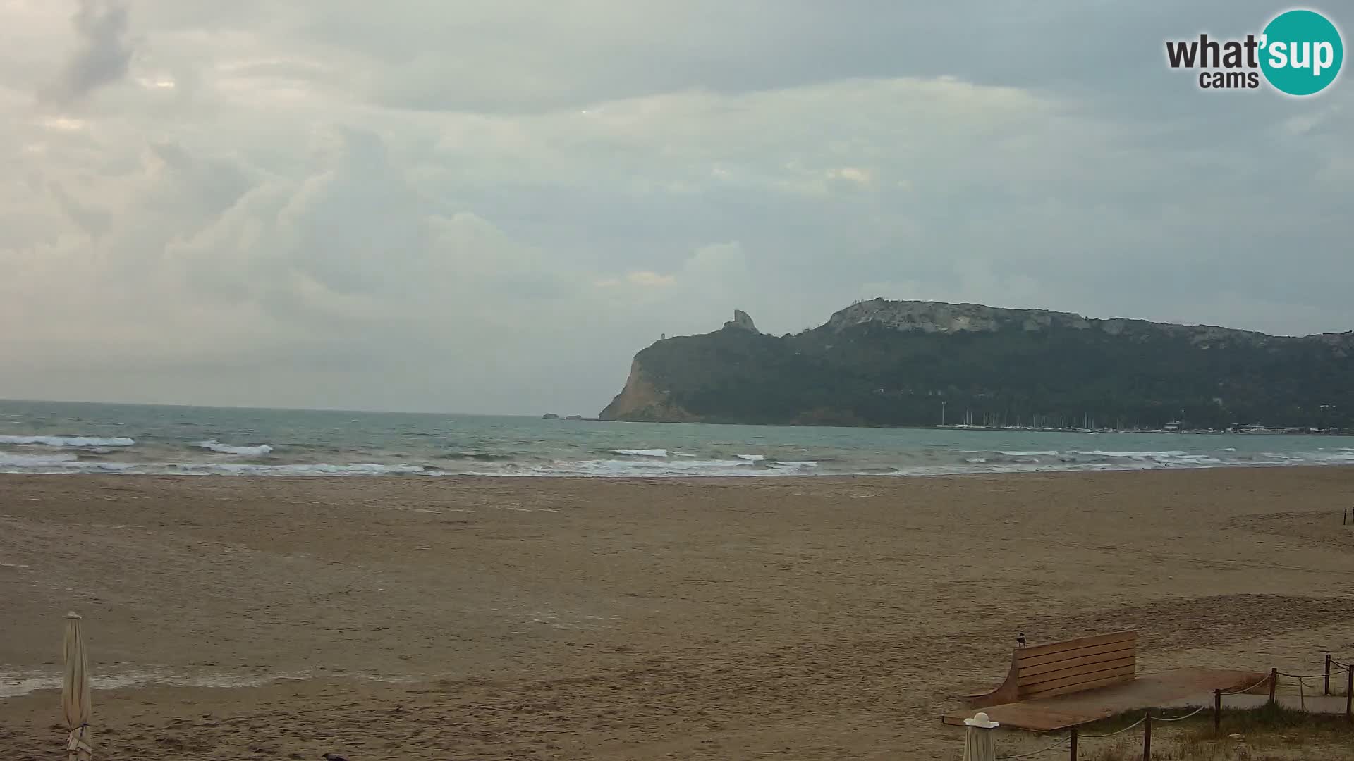 Poetto beach webcam | Cagliari | Sardinia