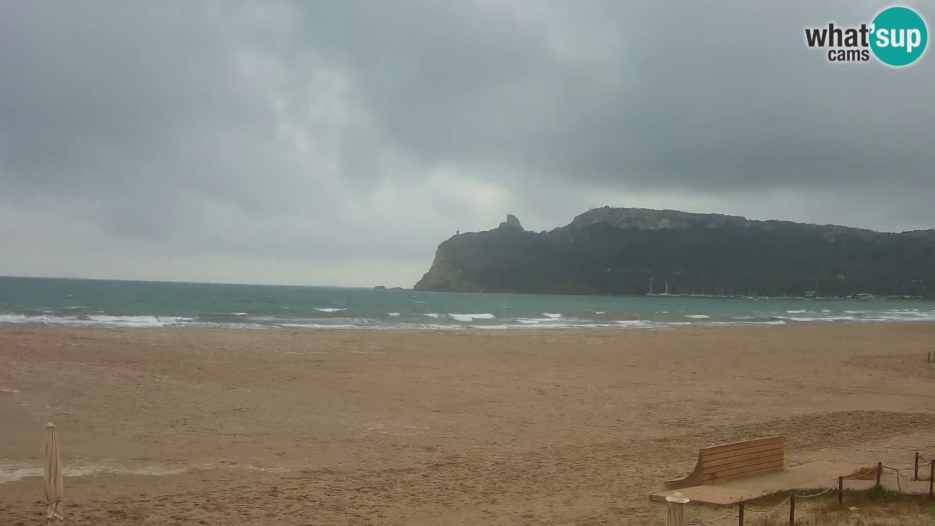 Poetto beach webcam | Cagliari | Sardinija