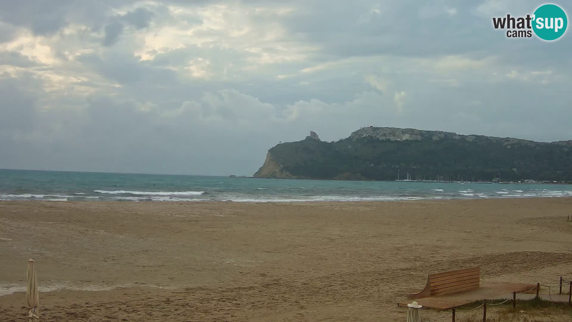Webcam plage de Poetto | Cagliari | Sardaigne