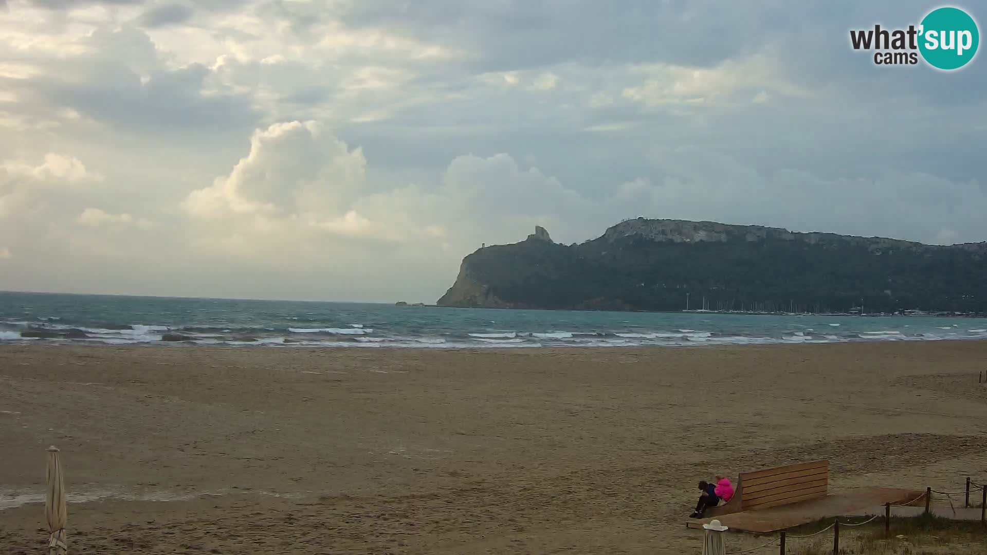 Poetto beach webcam | Cagliari | Sardinija