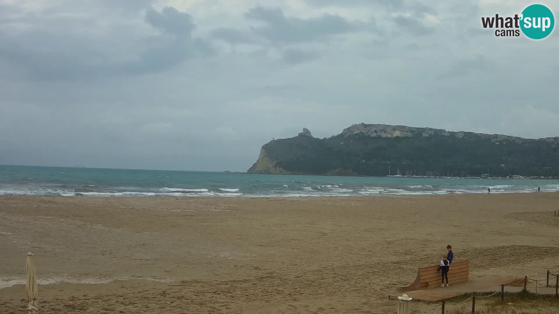 Poetto beach webcam | Cagliari | Sardinija