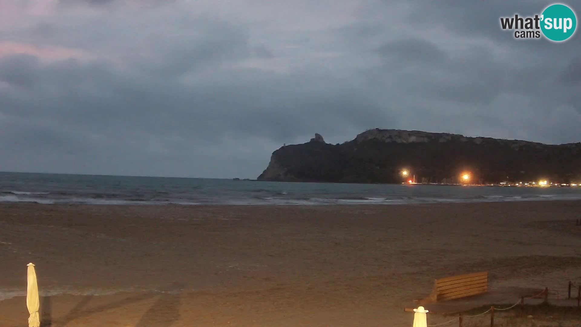 Poetto beach webcam | Cagliari | Sardinija