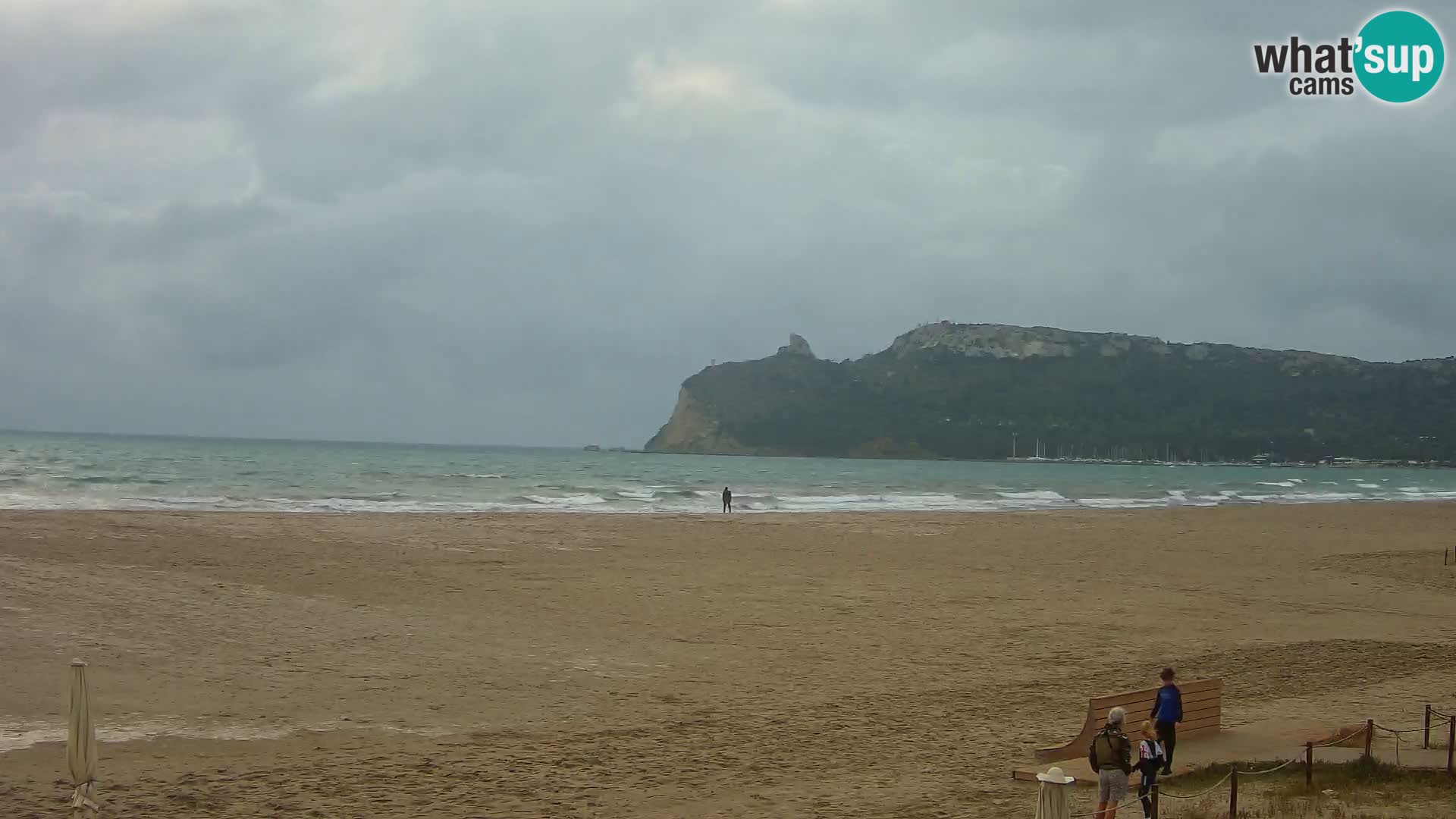 Poetto beach webcam | Cagliari | Sardinija