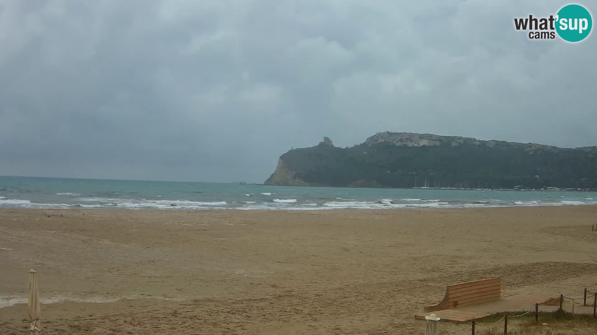 Poetto beach webcam | Cagliari | Sardinia