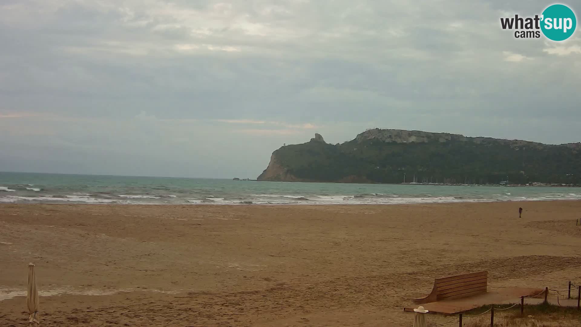 Poetto beach webcam | Cagliari | Sardinia