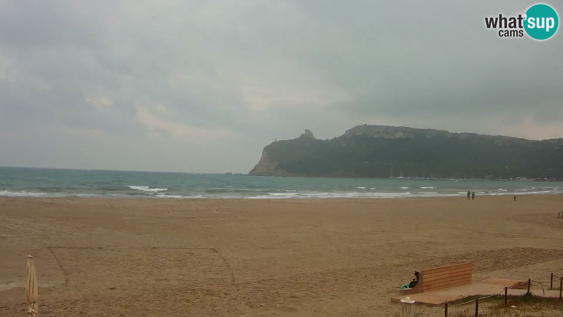Poetto beach webcam | Cagliari | Sardinija