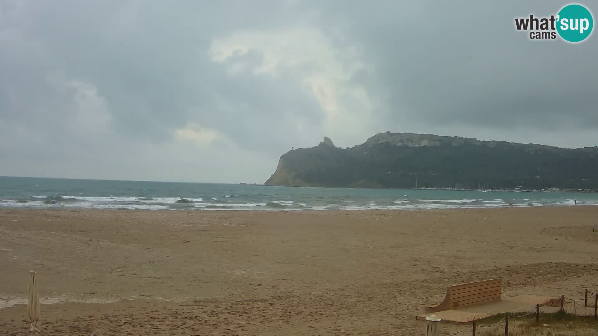 Poetto beach webcam | Cagliari | Sardinija