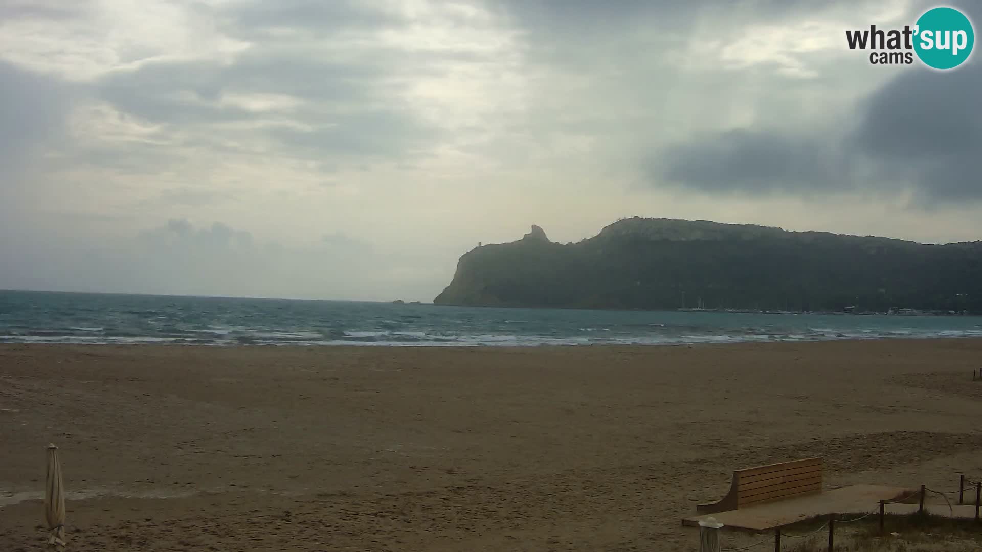 Poetto beach webcam | Cagliari | Sardinija