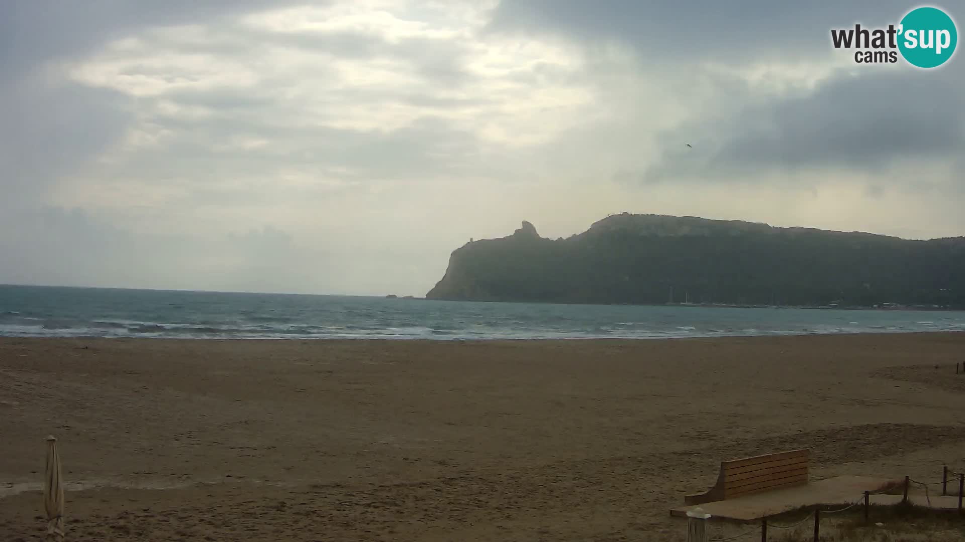 Poetto beach webcam | Cagliari | Sardinija