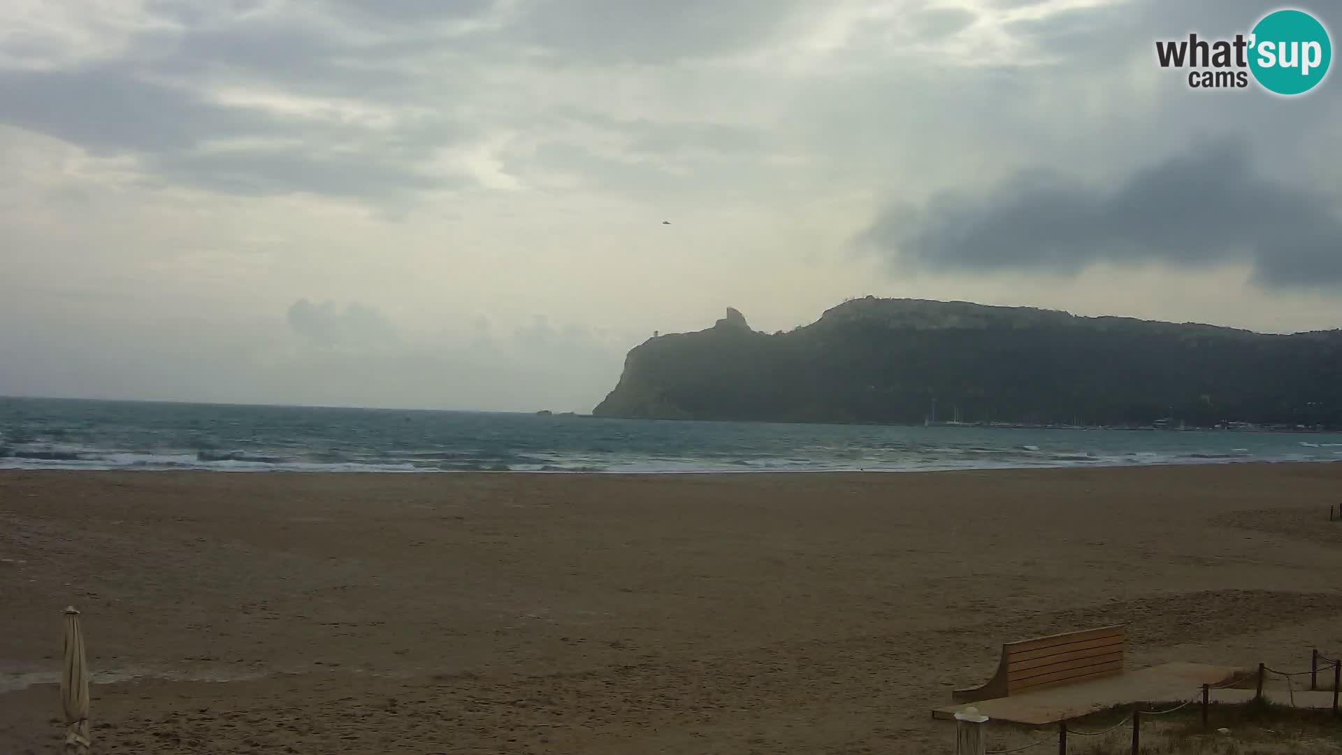 Poetto beach webcam | Cagliari | Sardinija