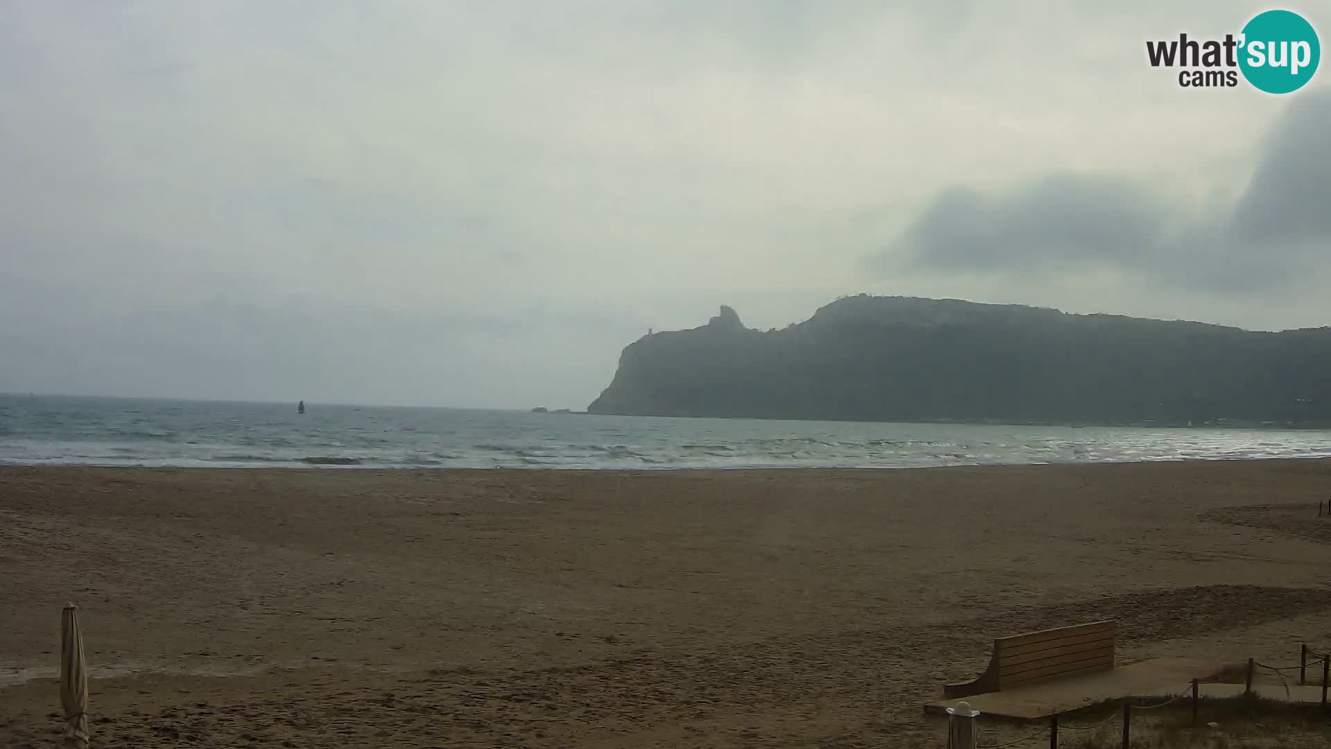 Poetto beach webcam | Cagliari | Sardinija