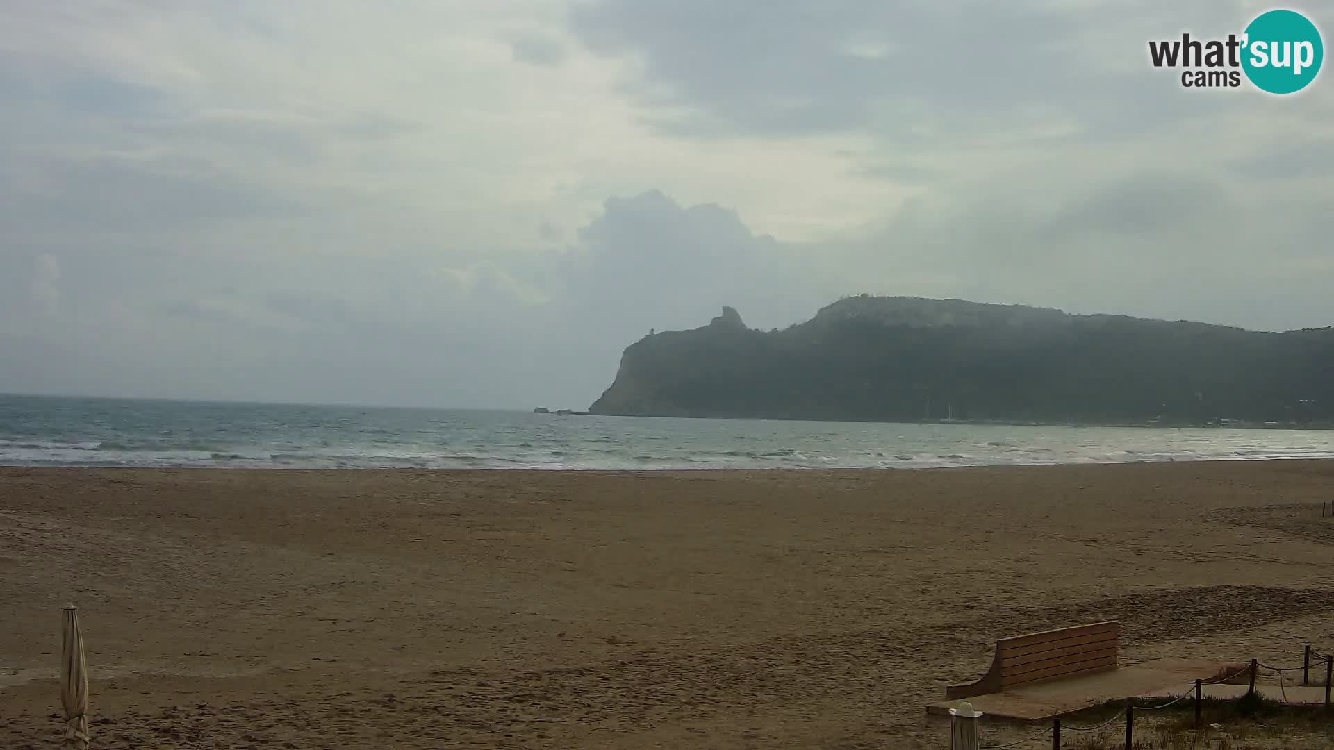 Poetto beach webcam | Cagliari | Sardinia