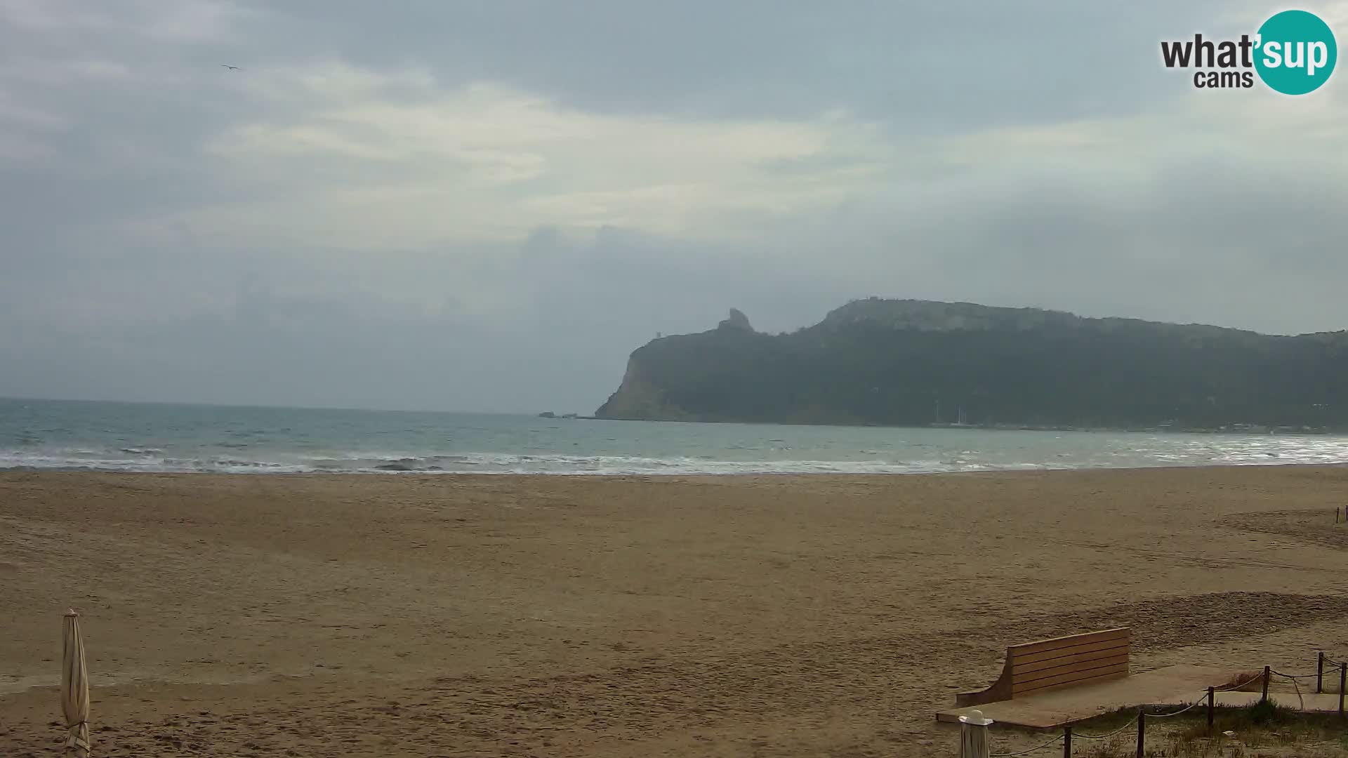 Poetto beach webcam | Cagliari | Sardinija