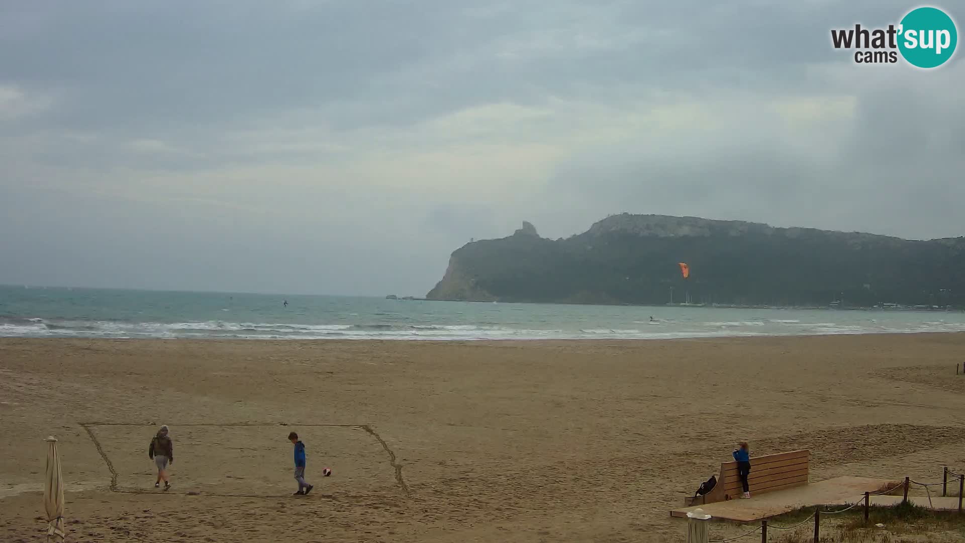Poetto beach webcam | Cagliari | Sardinija