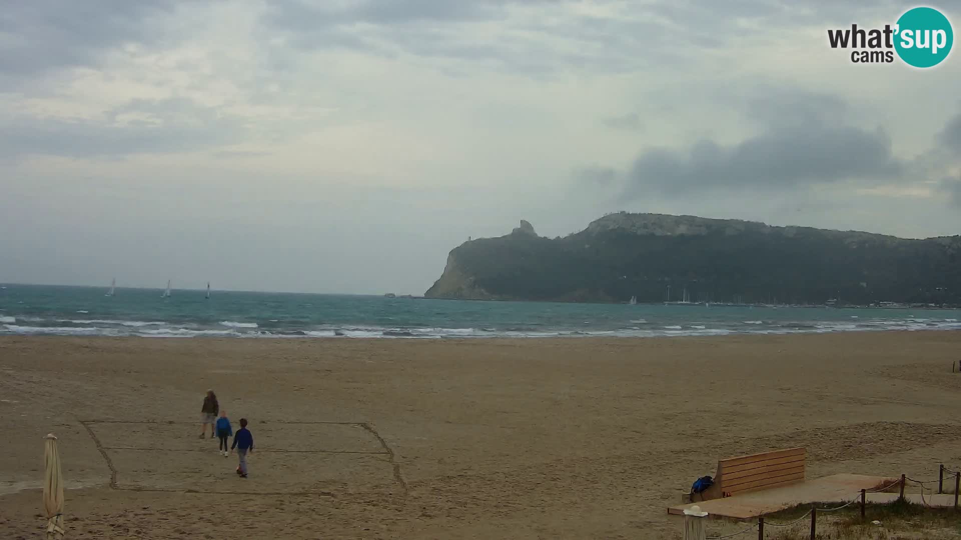 Poetto beach webcam | Cagliari | Sardinia